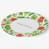 Garden Goodness Paper Plates — Summer Fresh ペーパープレート (アングル)