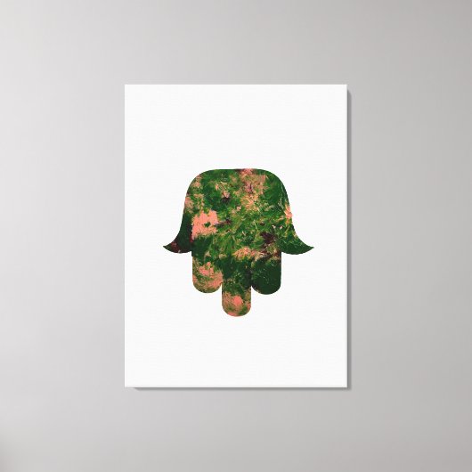 Garden Hamsa Balloon Painting Studio Art  キャンバスプリント (正面)