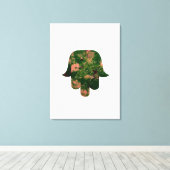 Garden Hamsa Balloon Painting Studio Art  キャンバスプリント (インサイチュ (ウッドフロア))