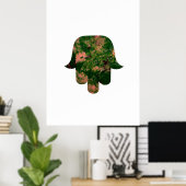 Garden Hamsa Balloon Painting Studio Art ポスター (ホームオフィス)