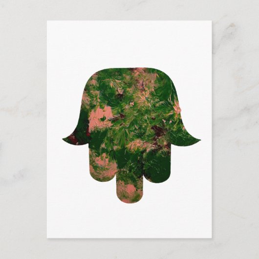 Garden Hamsa Balloon Painting Studio Art  ポストカード (正面)