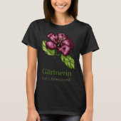 Garden Hibiscus Flowers Gardener Tシャツ (正面)