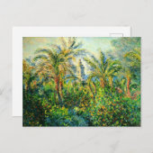 Garden in Bordighera，朝の印象 ポストカード (正面/裏面)