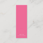 Garden in My Soulブックマーク スキニー名刺 (裏面)