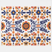 Garden-Inspired Delight 60x80 Fleece Blanket フリースブランケット (正面(横))