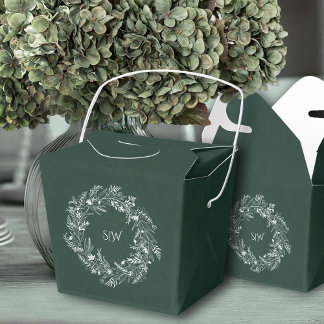 Garden-Inspired Thank You フェイバーボックス