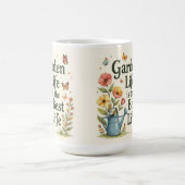 Garden life is the best life botanical Coffee Mug コーヒーマグカップ (中央)