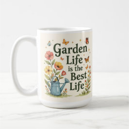 Garden life is the best life botanical Coffee Mug コーヒーマグカップ