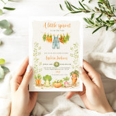 Garden Little Sprout Locally Grown Baby Shower 招待状