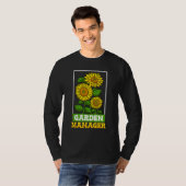 Garden Manager Garden Boss Sunflower Fan Garden Fa Tシャツ (正面フル)