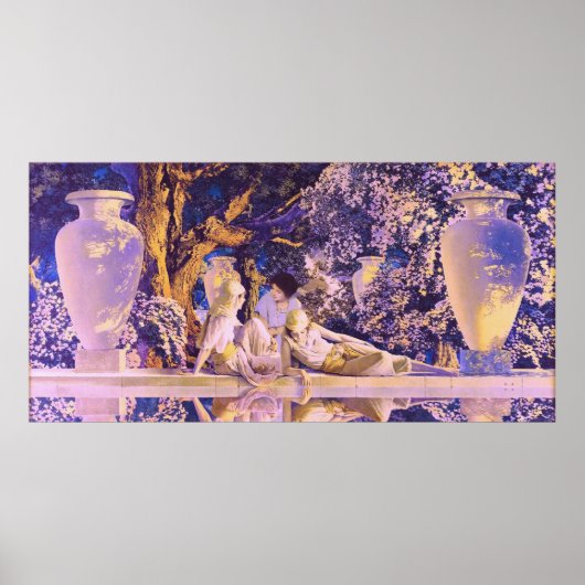 Garden of Allah, by Maxfield Parrish ポスター (正面)