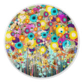 Garden of Dreams -自然インスパイアフローラ- セラミックノブ (正面)