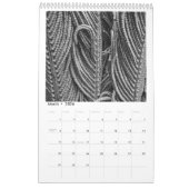 Garden of Grace: In Black & White & Color Calendar カレンダー (3月 2026)