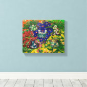 Garden of Joy - Om 絵を描 Canvas's キャンバスプリント (インサイチュ (ウッドフロア))