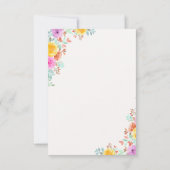 Garden of Love – A Wedding in Spring Blossom 出欠カード (裏面)