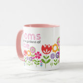 Garden of Love Mothers Day Mug マグカップ (正面左)