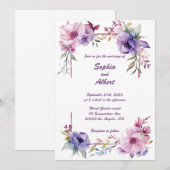 Garden of Romance:結婚式招待状 招待状 (正面/裏面)