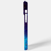 GARDEN OF THE 失った SHADOWS-Blueターコイズモノグラム Case-Mate iPhoneケース (裏面 / 左)