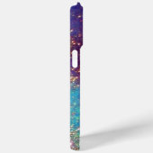 GARDEN OF THE 失った SHADOWS-Blueターコイズモノグラム Case-Mate iPhoneケース (裏面 / 右)