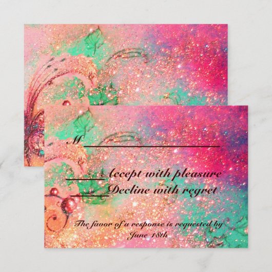 GARDEN OF THE 失った SHADOWS / GARDEN BUTTERFLY RSVP (正面/裏面)