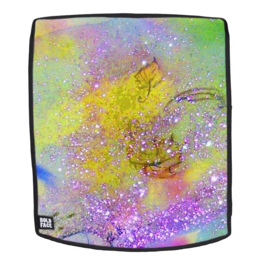 GARDEN OF THE 失った SHADOWS - Purple Yellow Green バックパック (取り外し可フェース)