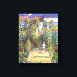 Garden of the Artist at Vetheuil - Claude Monet キャンバスプリント<br><div class="desc">クロード・モネの「ヴェテウイルの芸術素晴らし園」というタイトルの作品の複製で、あなたのスタイルと洗練を人々に見せる。道絵画に子供がいる庭の1910絵を描年頃。</div>