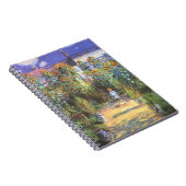 Garden of the Artist at Vetheuil - Claude Monet ノートブック (右側)