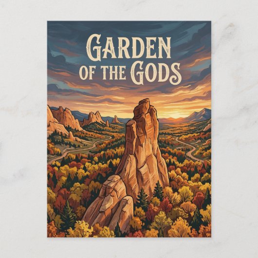 Garden of the Gods ポストカード (正面)