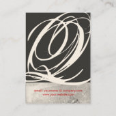 GARDEN OF THE SHADOWS STAR DUST 失った MONOGRAM 1 名刺 (裏面)