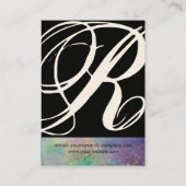 GARDEN OF THE SHADOWS STAR DUST 失った MONOGRAM 1 名刺 (裏面)