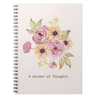 Garden of Thoughtsフローラ花束手帳 ノートブック