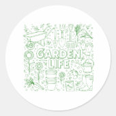Garden Pack ラウンドシール (正面)