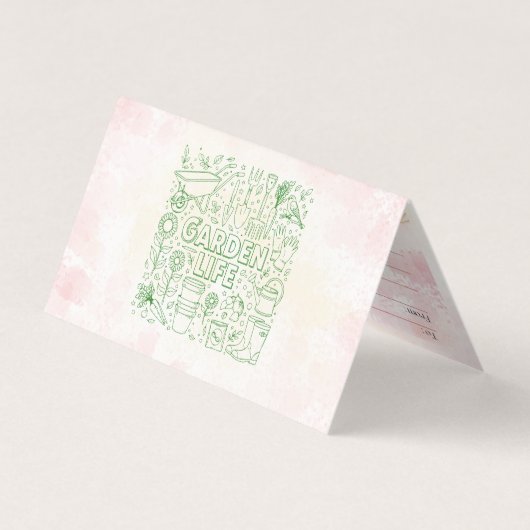 Garden Pack 名刺 (裏面)