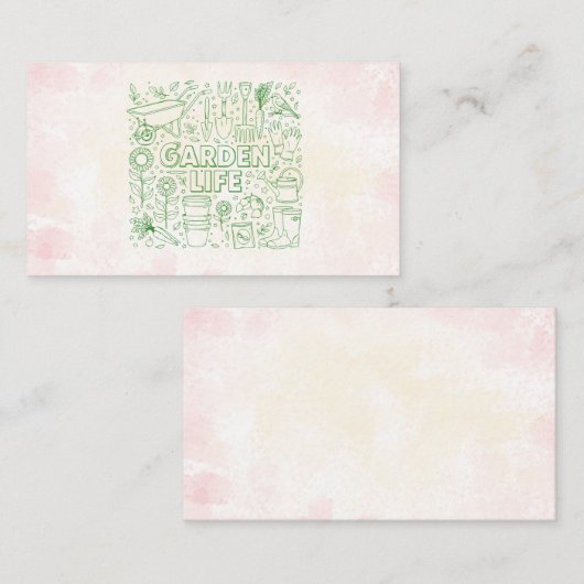 Garden Pack 名刺 (正面/裏面)