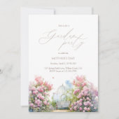 Garden Party Floral Gazebo Elegant Mother’s Day 招待状 (正面)