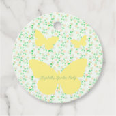 Garden Party Gender Neutral Baby Shower フェイバータグ (正面)