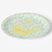 Garden Party Gender Neutral Baby Shower ペーパープレート (アングル)