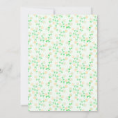 Garden Party Gender Neutral Baby Shower 招待状 (裏面)