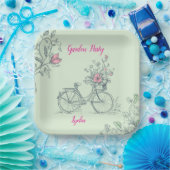 Garden Party Whimsical Floral  ペーパープレート (パーティー)