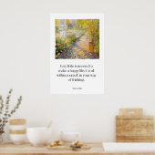 Garden Path Marcus Aurelius Quote Print Stoic ポスター (キッチン)