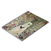 Garden Path w Chickens, Gustav Klimt, Art Nouveau ノートブック (左側)