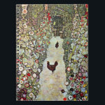 Garden Path w Chickens, Gustav Klimt, Art Nouveau ノートブック<br><div class="desc">Garden Path with Chickens (1916) by Gustav Klimt is a vintage Victorian Era Symbolism fine art painting. A nature scene with chickens in the backyard flower garden on a farm. About the artist: Gustav Klimt (1862-1918) was an Austrian Symbolist painter and one of the most prominent members of the Vienna...</div>