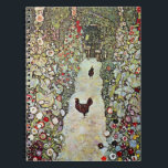 Garden Path w Chickens, Gustav Klimt, Art Nouveau ノートブック<br><div class="desc">Garden Path with Chickens (1916) by Gustav Klimt is a vintage Victorian Era Symbolism fine art painting. A nature scene with chickens in the backyard flower garden on a farm. About the artist: Gustav Klimt (1862-1918) was an Austrian Symbolist painter and one of the most prominent members of the Vienna...</div>