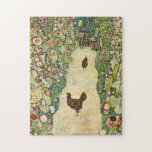 Garden Path with Chickens by Gustav Klimt ジグソーパズル<br><div class="desc">Garden Path with Chickens by Gustav Klimt</div>