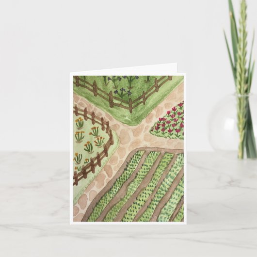 Garden Paths Greeting Card カード (正面)