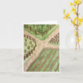 Garden Paths Greeting Card カード (黄色い花)