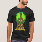 Garden Peace Gardener Hippie Tree Roots Animal Foo Tシャツ (正面)