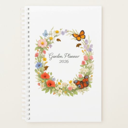 🦋🌼 Garden Planner 2026 🌿📔 プランナー手帳 (正面)