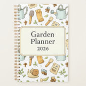 🌱📒 Garden Planner 2026 🐌🧤 プランナー手帳 (正面)