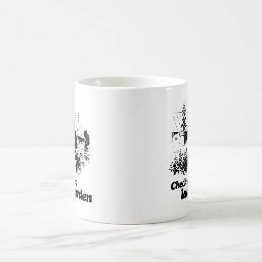 GARDEN - .PNG私の女性を点検して下さい コーヒーマグカップ (中央)